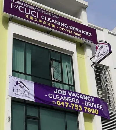 iCuci Cleaning company team providing cleaning services in Johor Bahru JB